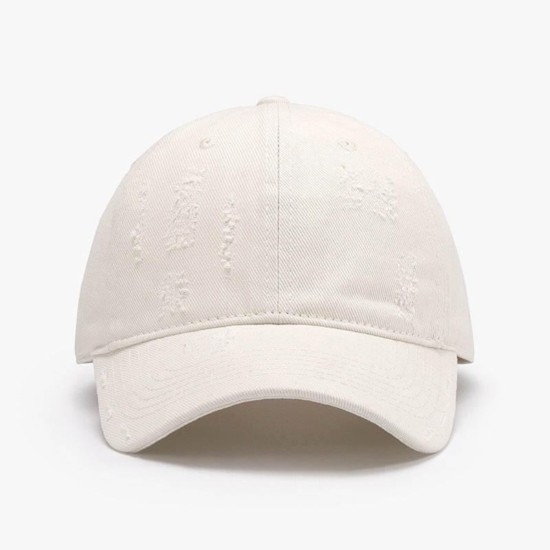 Distressed Cotton Baseball Hat