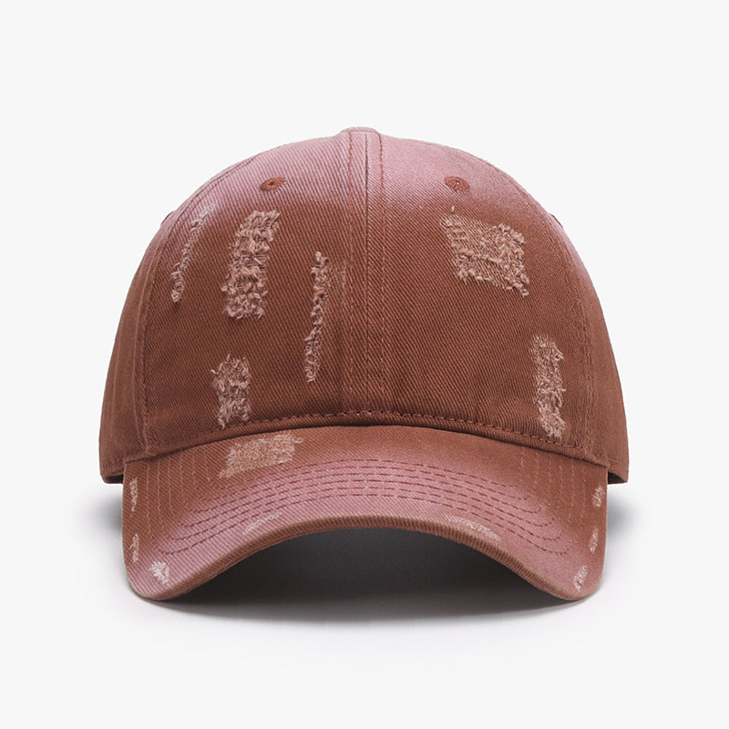 Distressed Cotton Baseball Hat