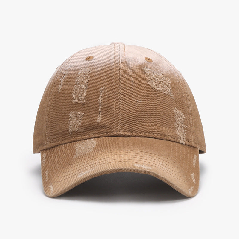 Distressed Cotton Baseball Hat