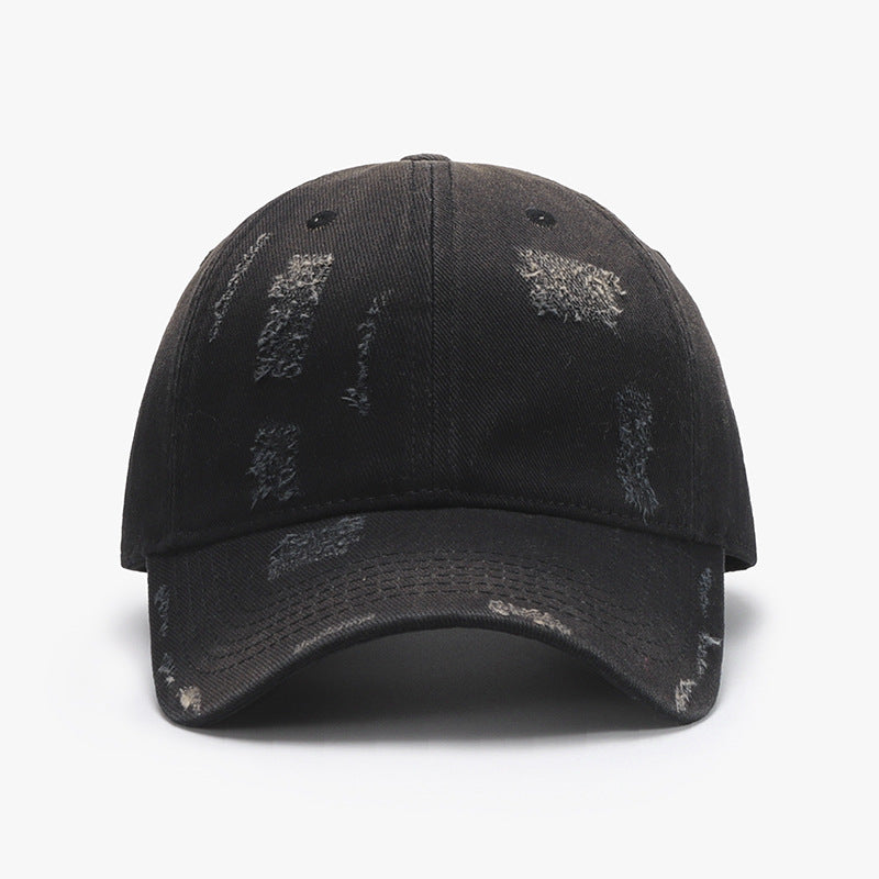 Distressed Cotton Baseball Hat